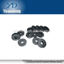 Black nylon plastic flat washer